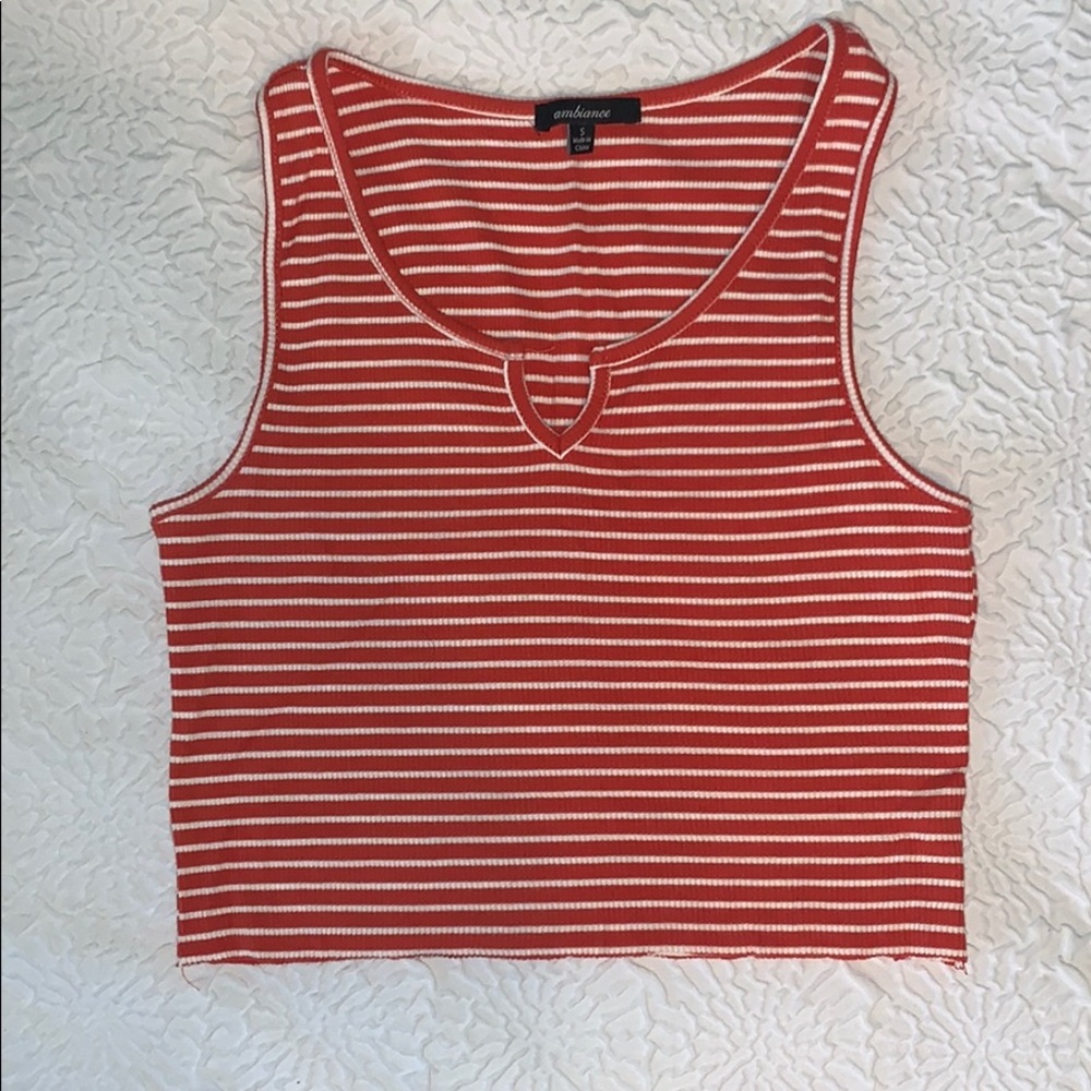 striped tank top:)